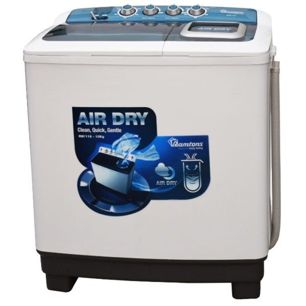 Ramtons TWIN TUB SEMI AUTOMATIC 12KG WASHER - RW/114