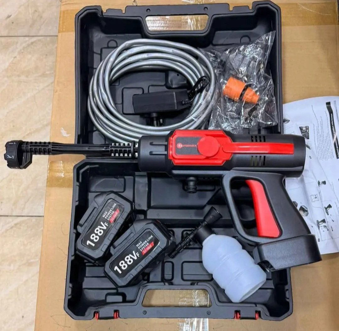 188 Volt Cordless Pressure Washer Gun Kit with 2 Batteries