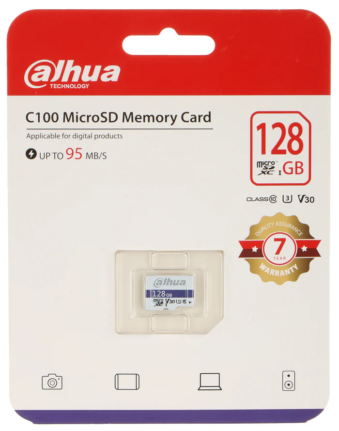 Dahua 128GB memory card for cameras