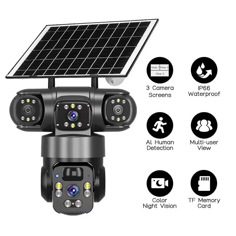 Solar 4G CCTV Camera in Kenya | PTZ Outdoor Security Camera